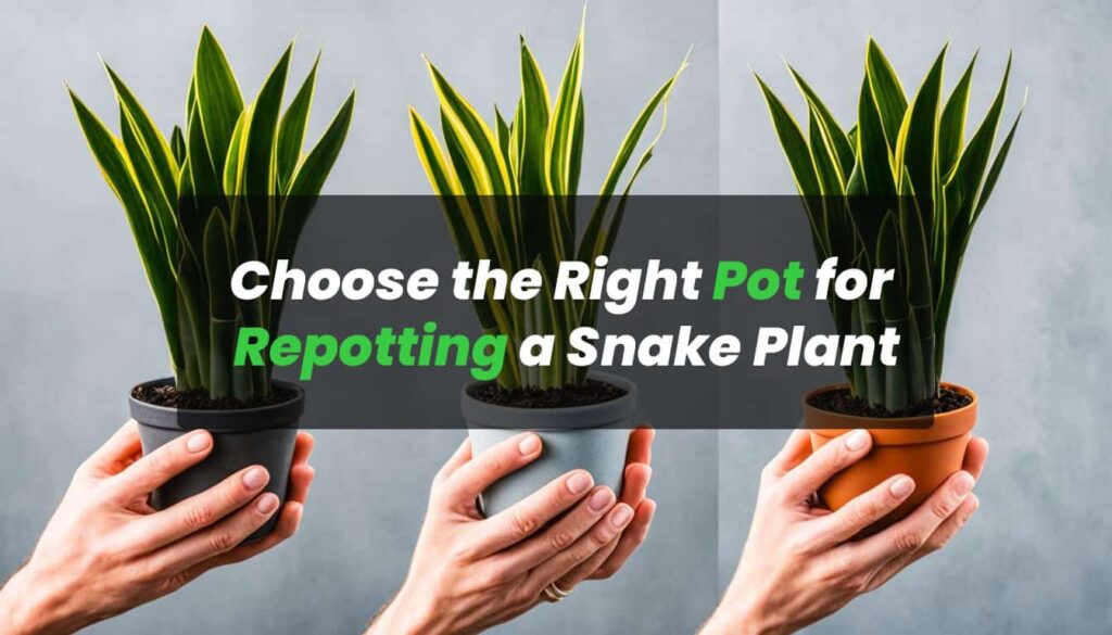 Repotting Snake Plant