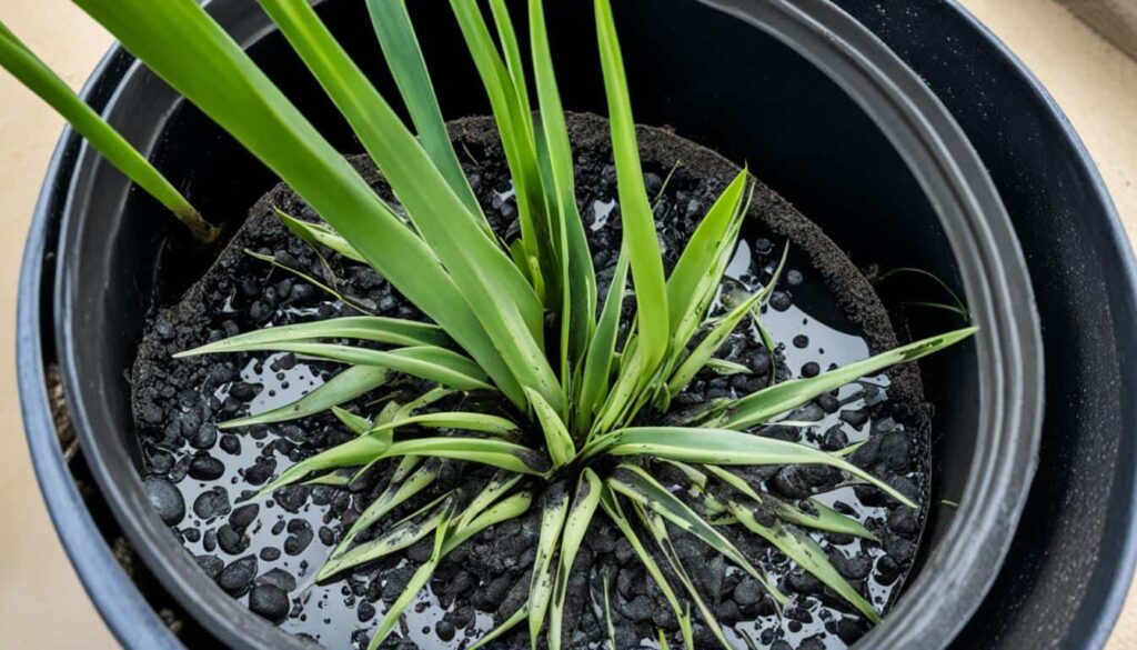 snake plant drainage