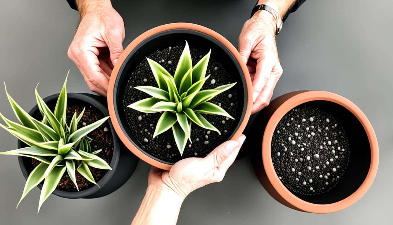 snake plant repotting