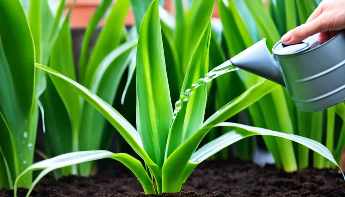 snake plant watering