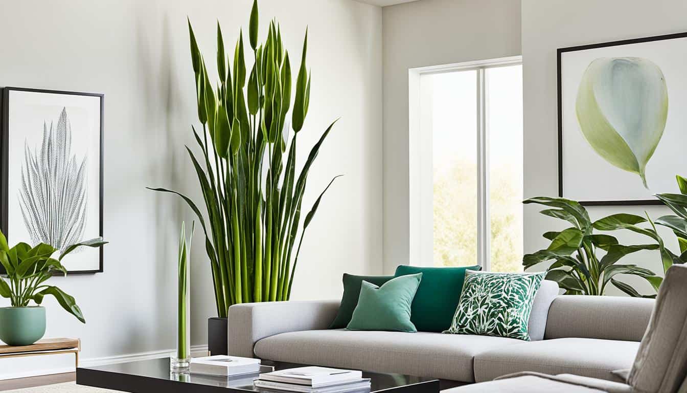 snake plants home decor