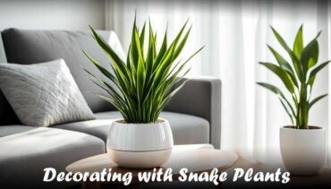 Decorating with Snake Plants