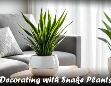 Decorating with Snake Plants